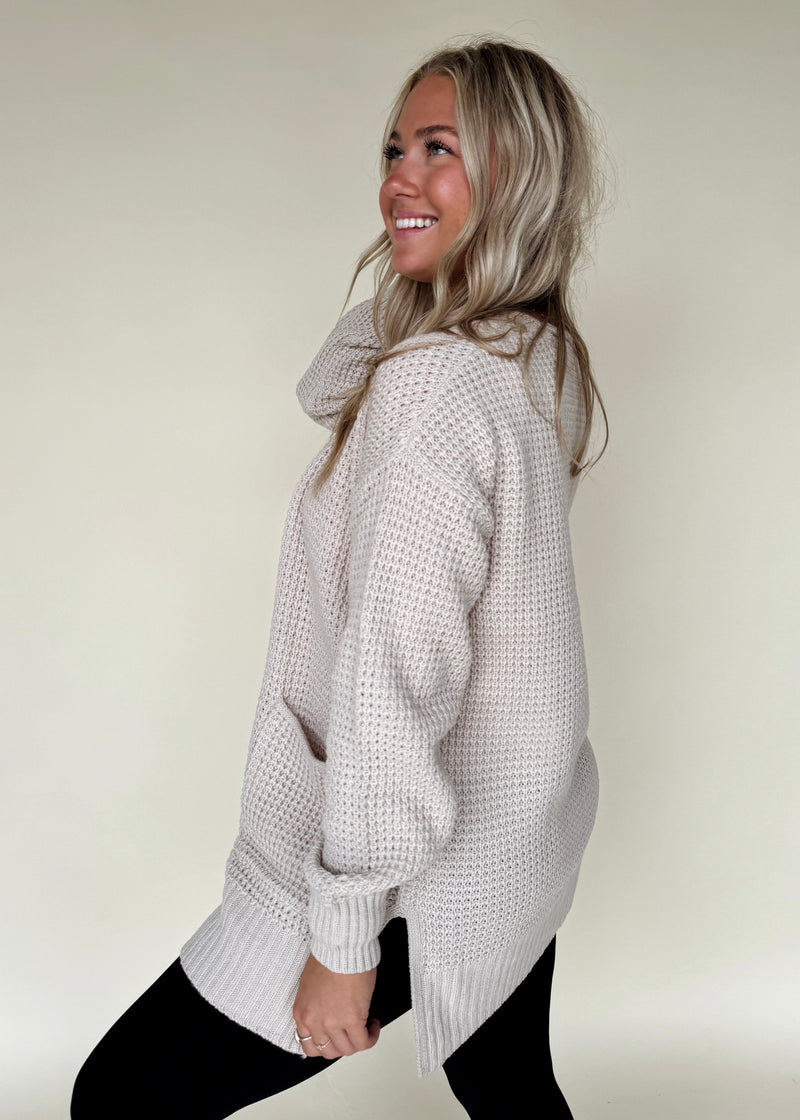 Joie Waffle Cardi-Cream