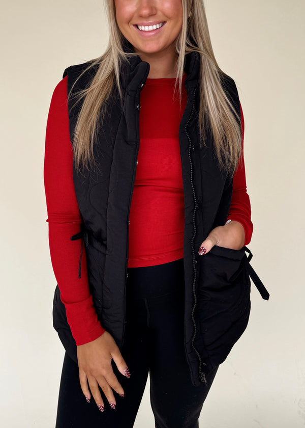 Quinn Vest-Black