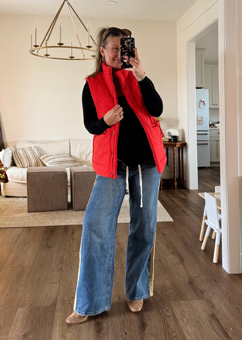 Quincy Vest-Red