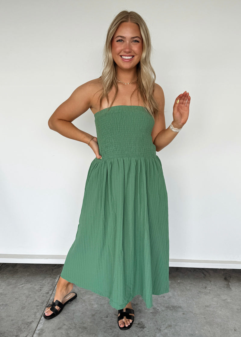 Emilia Essential Dress/Skirt-Green