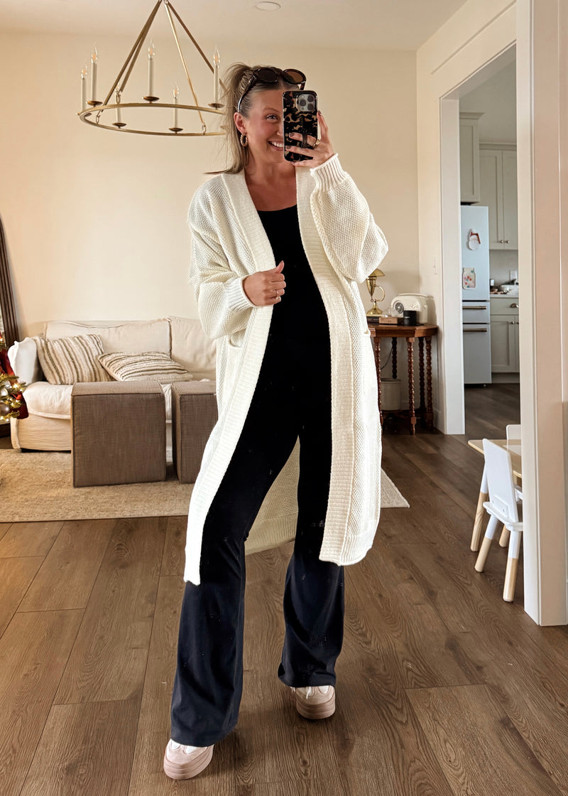 Winter Wishes Waffle Cardi