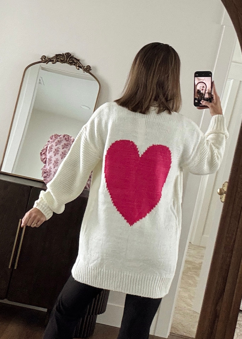 Warm Hearts Cardi-Ivory