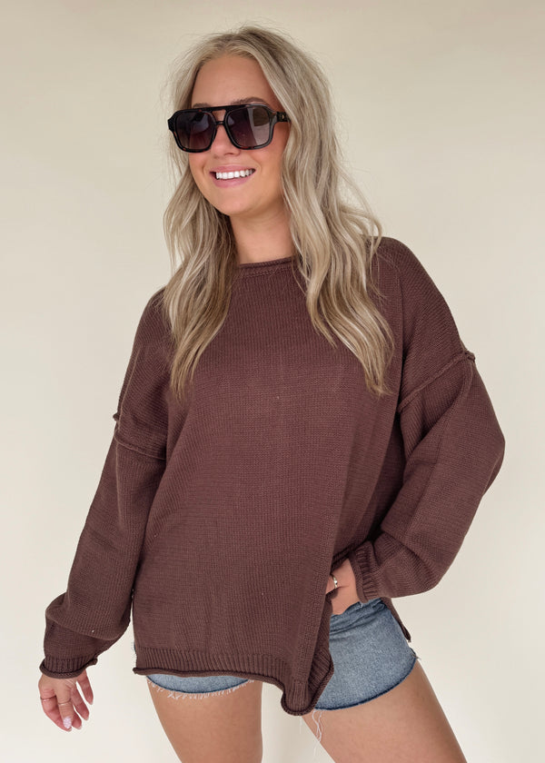 Ember Sweater- Chocolate