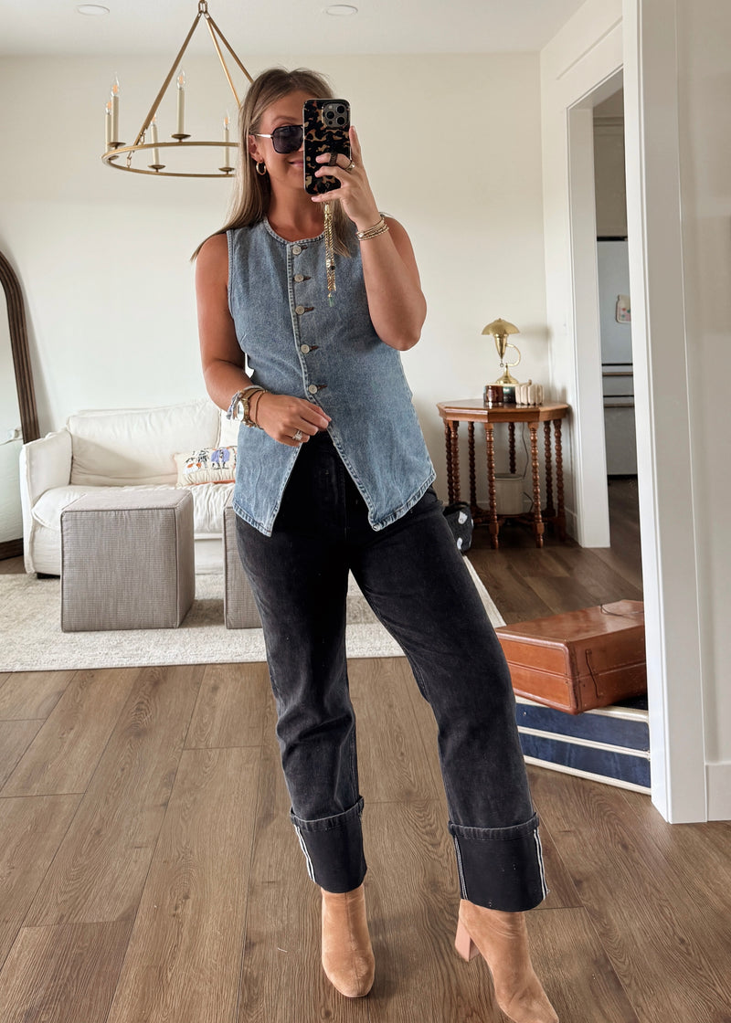 Fort Worth Denim Tank