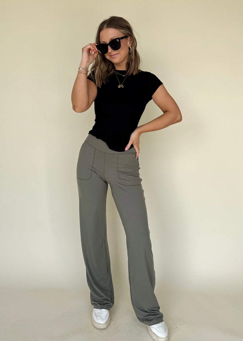 Butter Soft Yogas-Olive