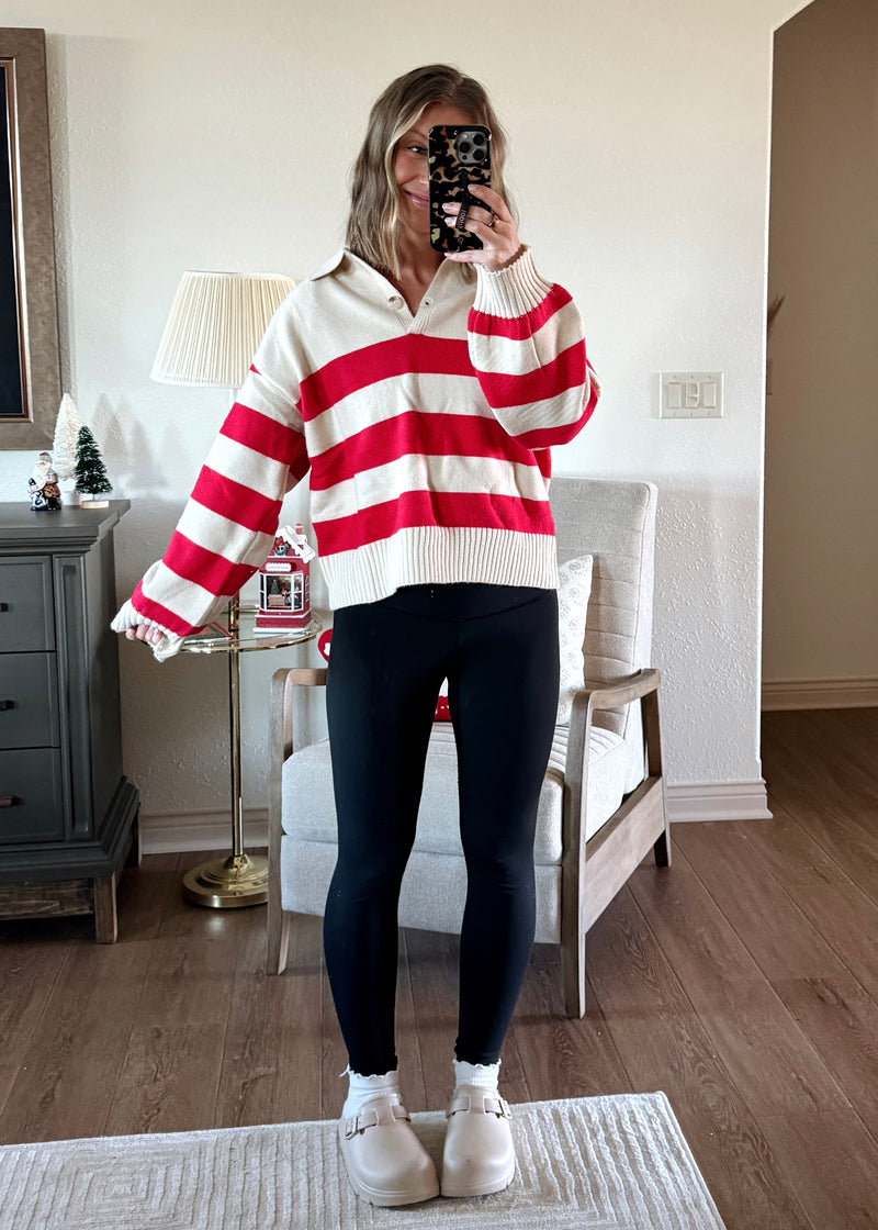 Candy Cane Lane Sweater