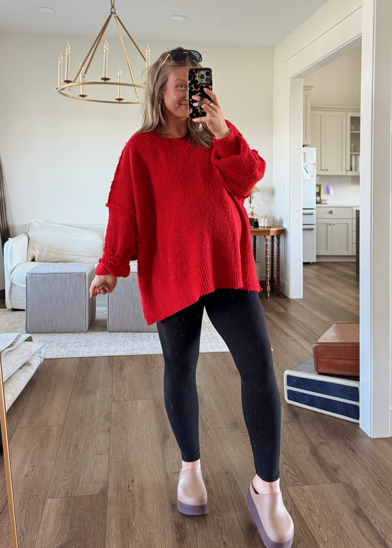 Eva Sweater- Red