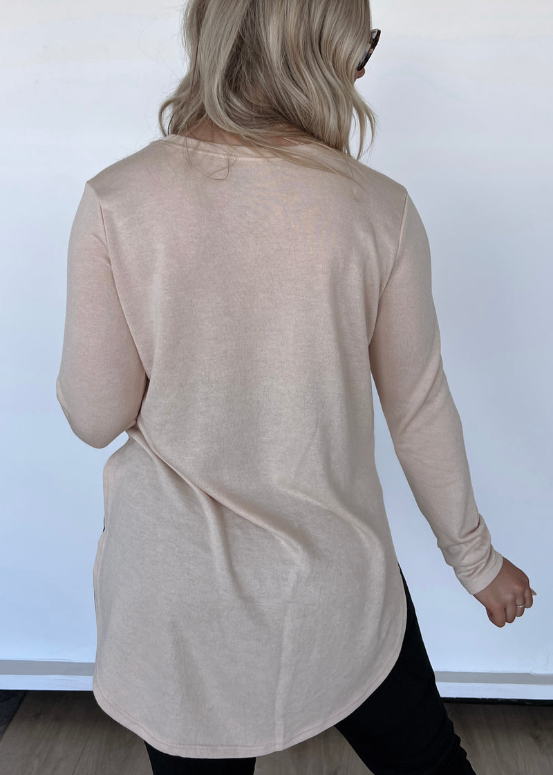 Britt Essential Top- Peach