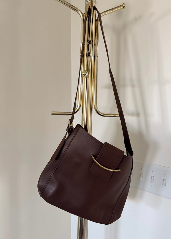 Mia Tote Purse-Chocolate