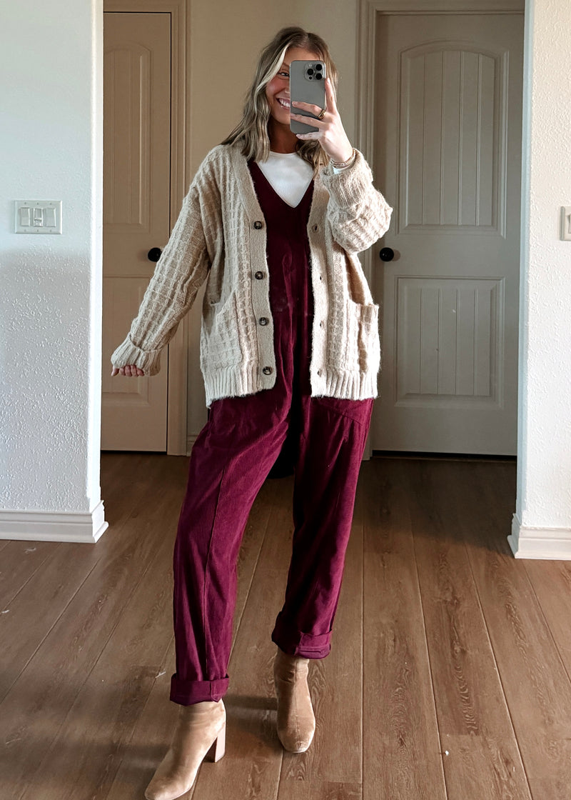 London Button Cardi