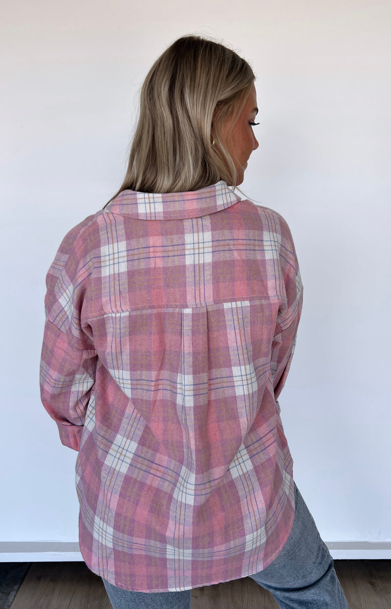 Springy Plaid Pullover