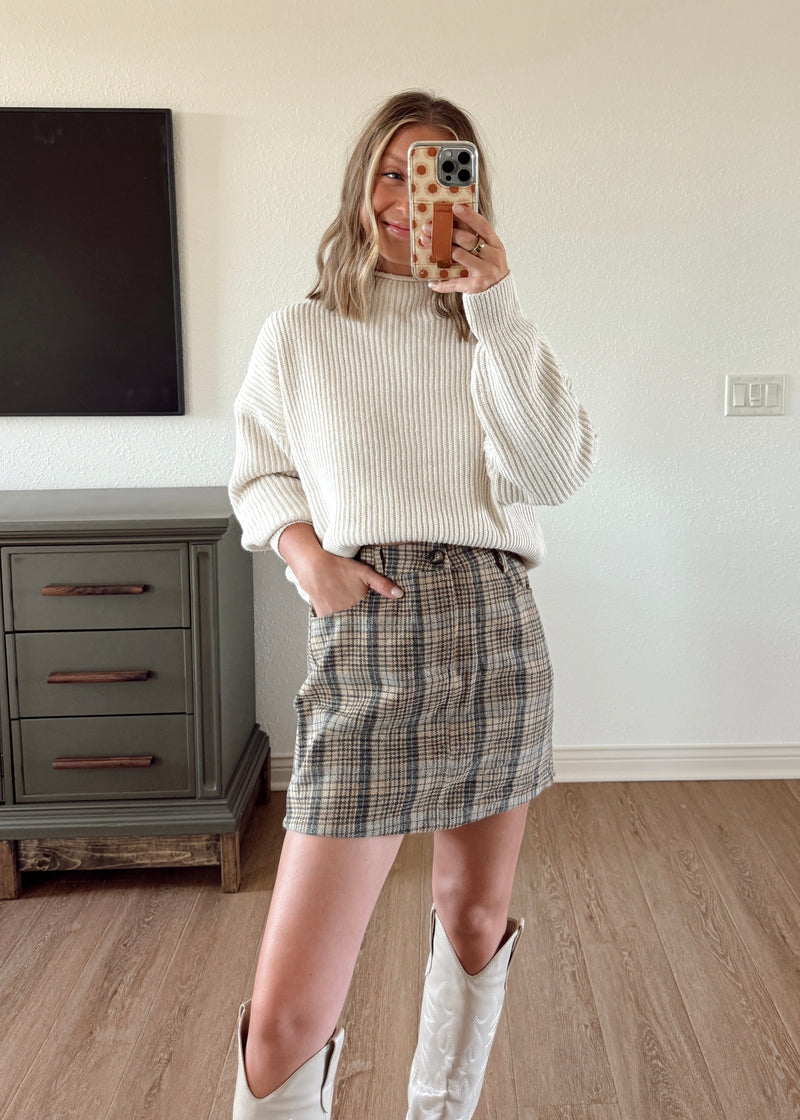 Perfectly Plaid Skirt