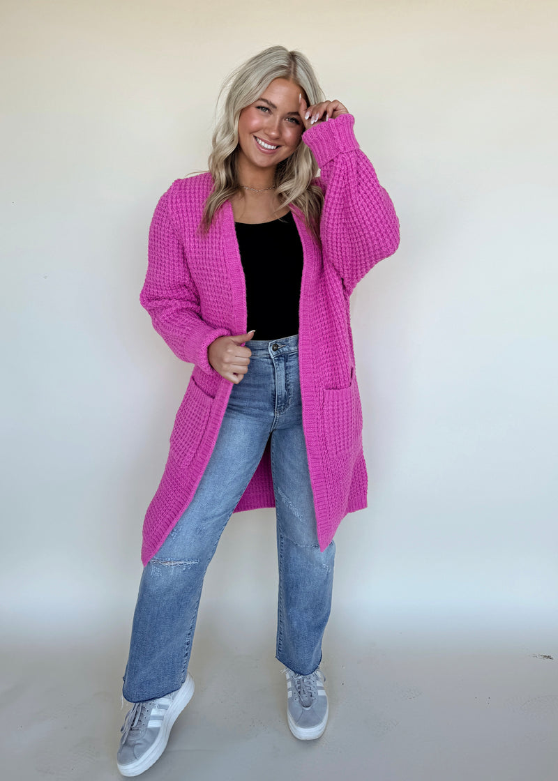 In Winter We Wear Pink Cardi