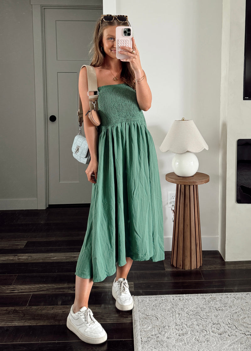 Emilia Essential Dress/Skirt-Green