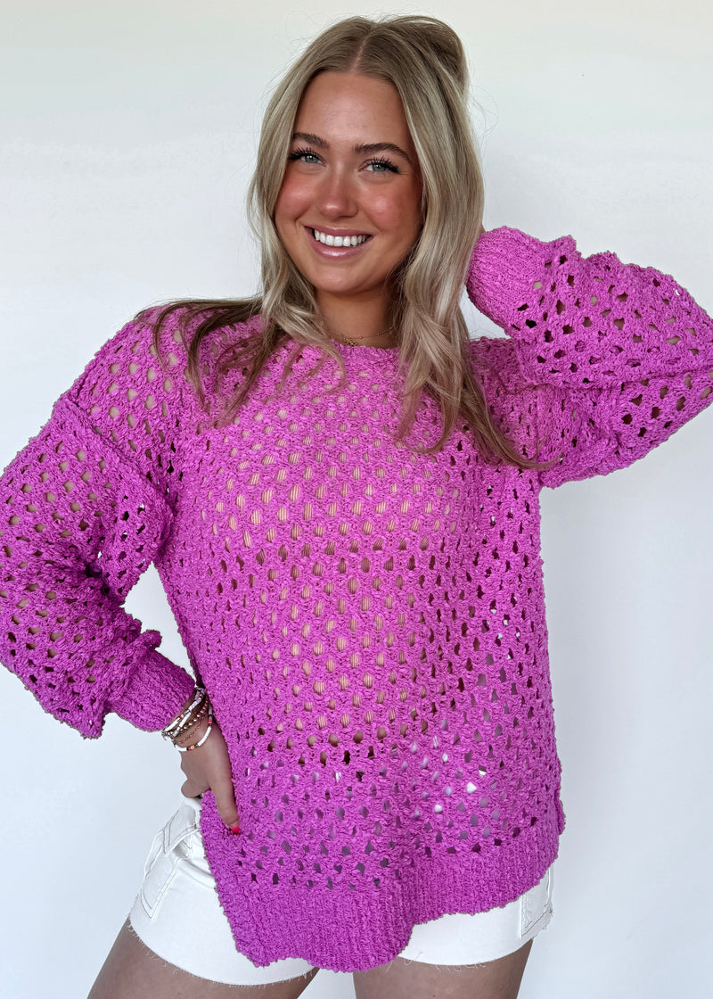 Sunsets Crochet Pullover