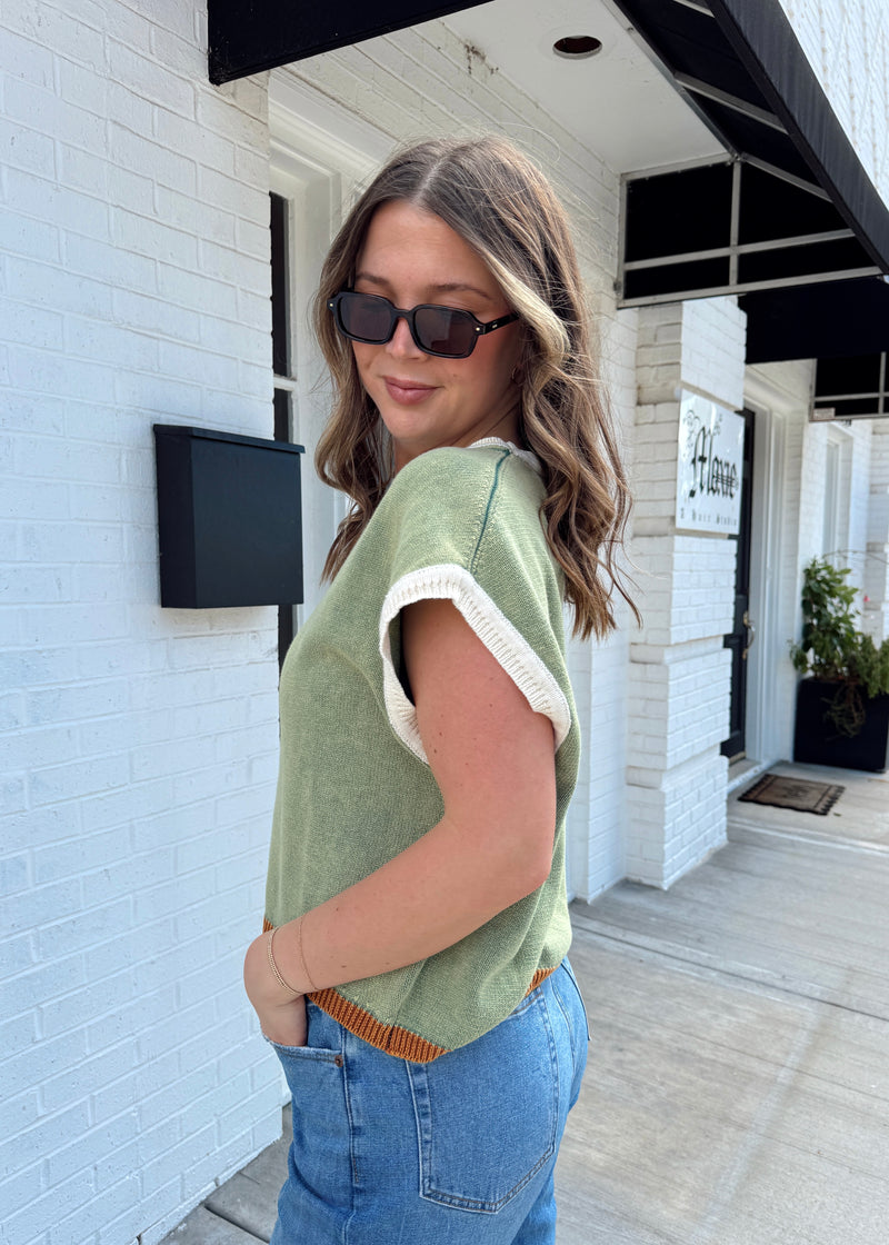 Caramel Apple Sweater Top