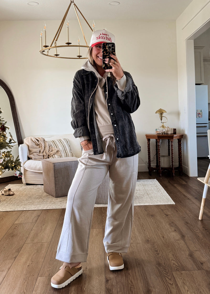 Comfort Season Hoodie- Light Mocha