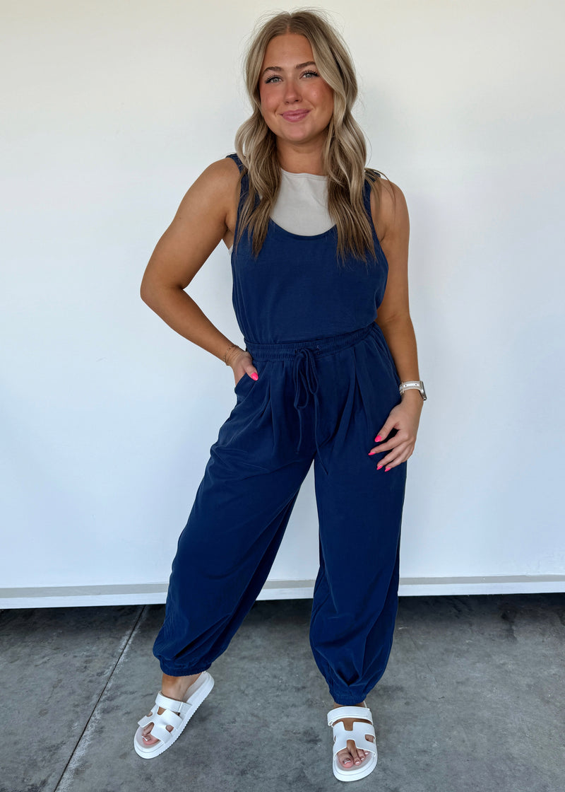 Janie Jumpsuit-Navy