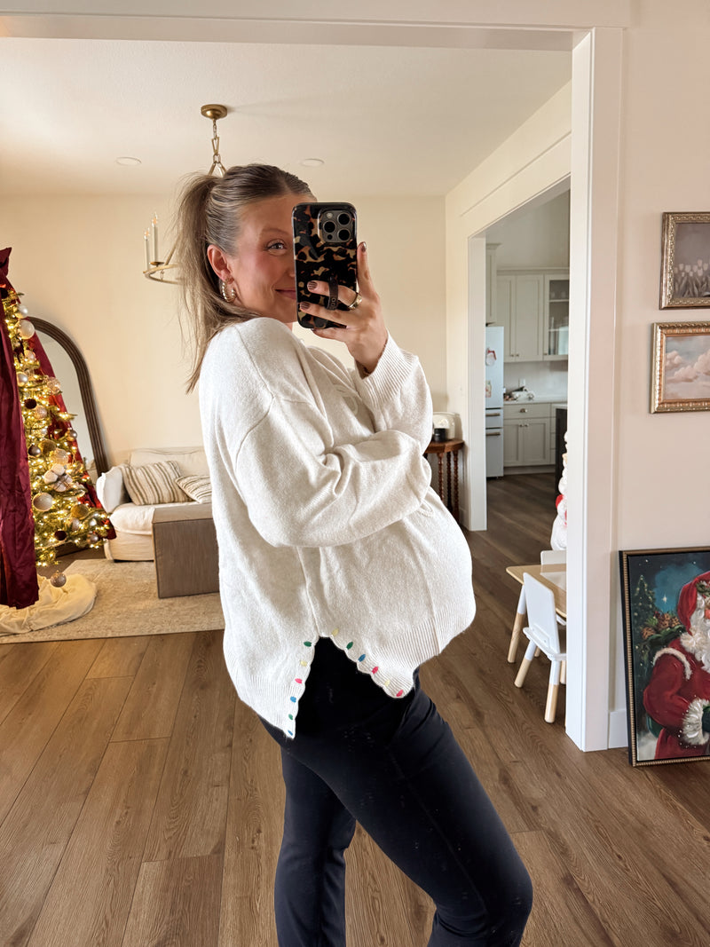 Light Up With Peace & Joy Sweater