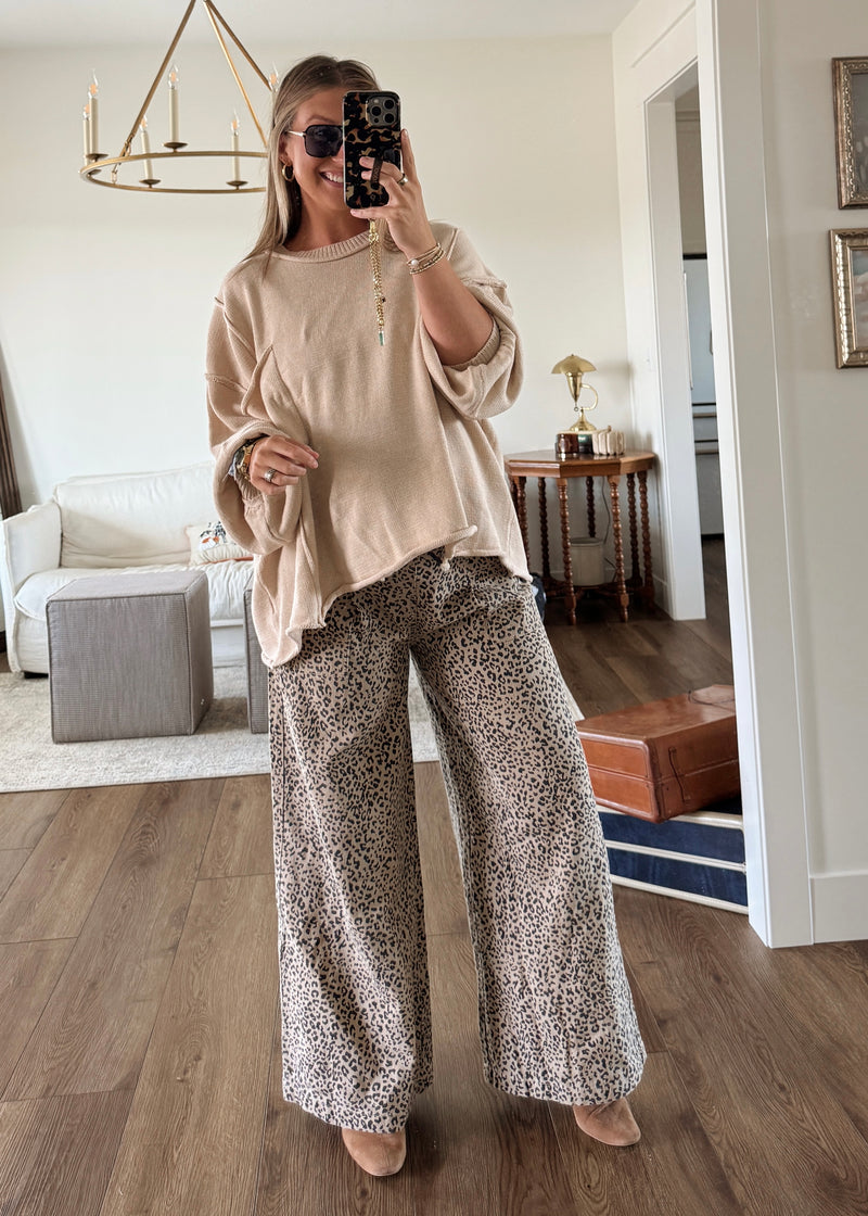 Spotted in Leopard Pants