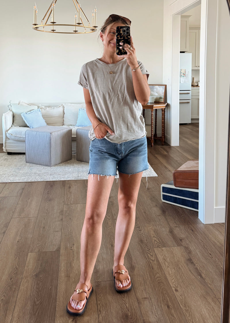 Quinn Tee- Grey