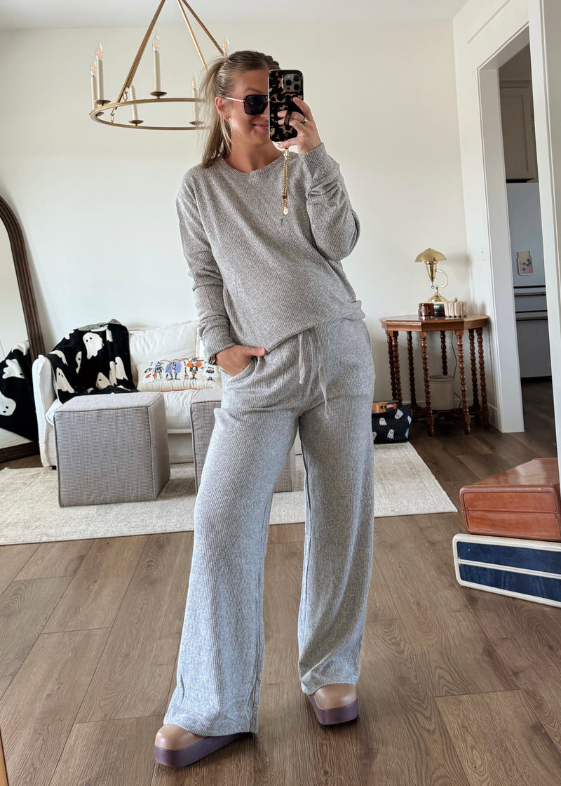 Coffee & Waffles Set- Gray
