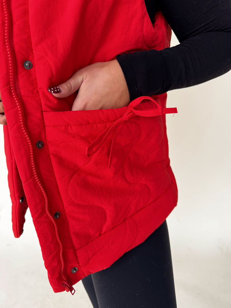 Quincy Vest-Red