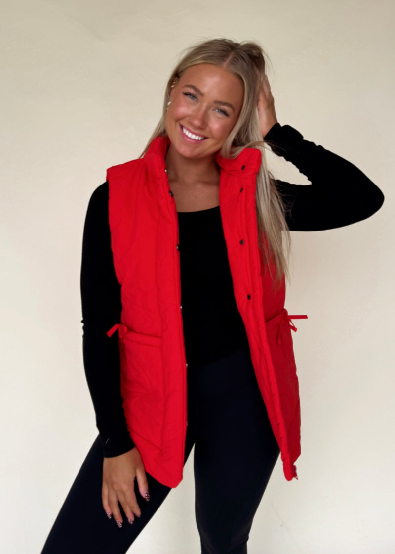 Quincy Vest-Red