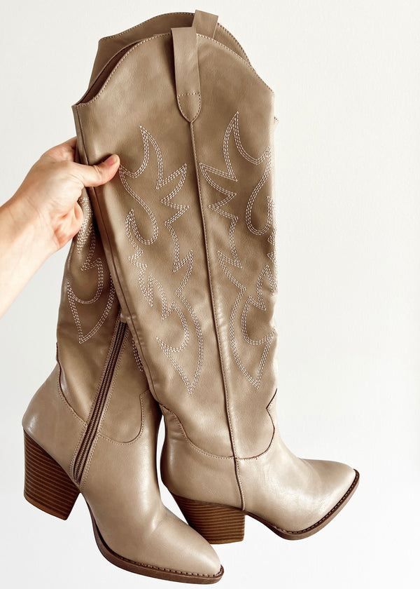 Morgan Boots- Taupe