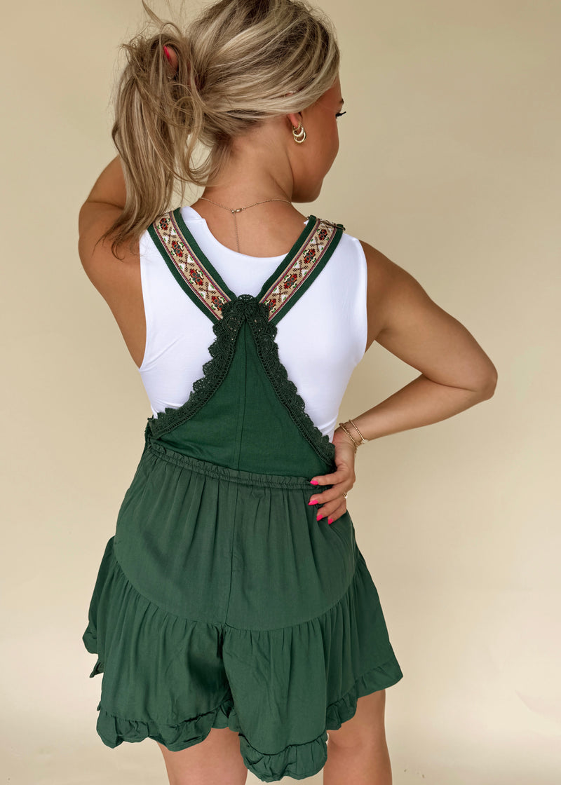 Haven Romper Hunter Green
