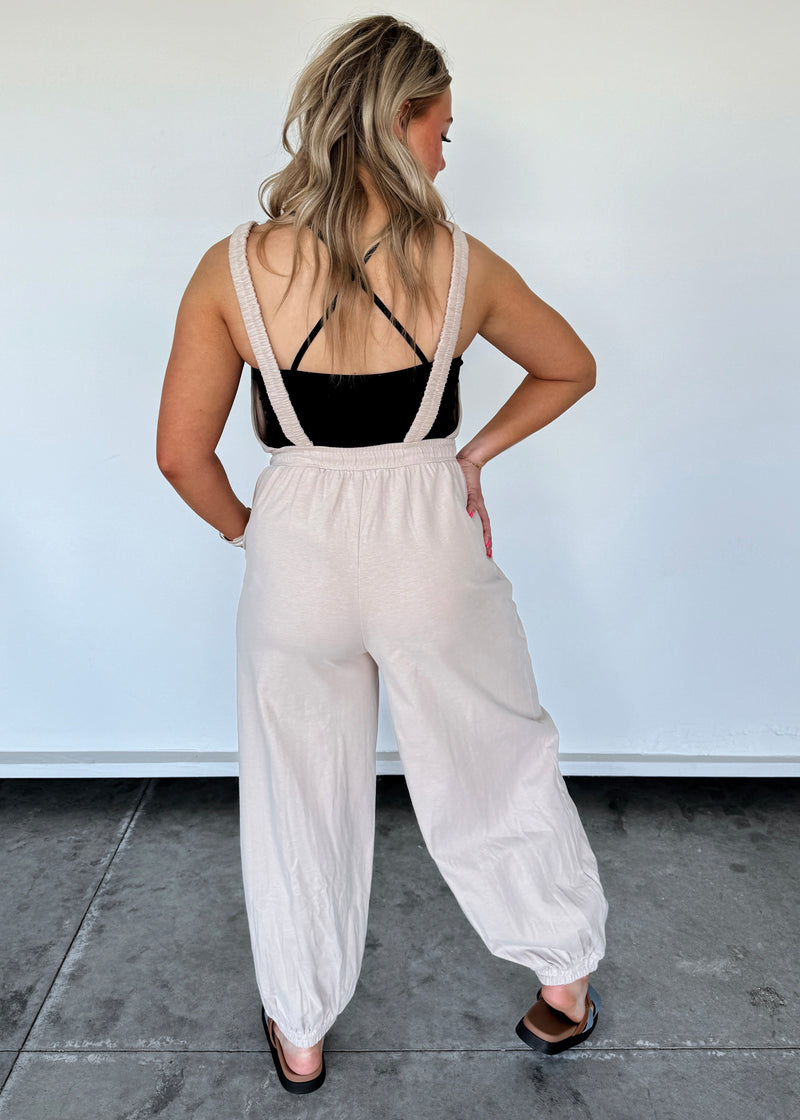 Janie Jumpsuit-Oatmeal