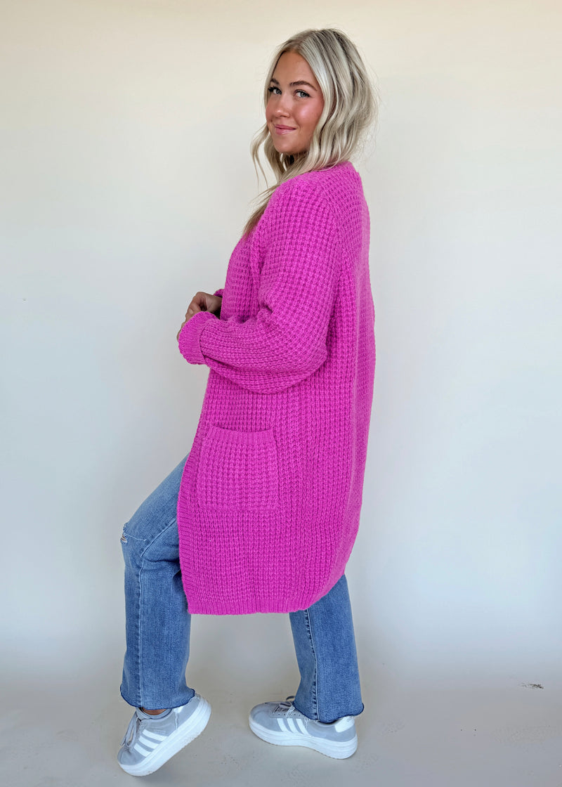 In Winter We Wear Pink Cardi