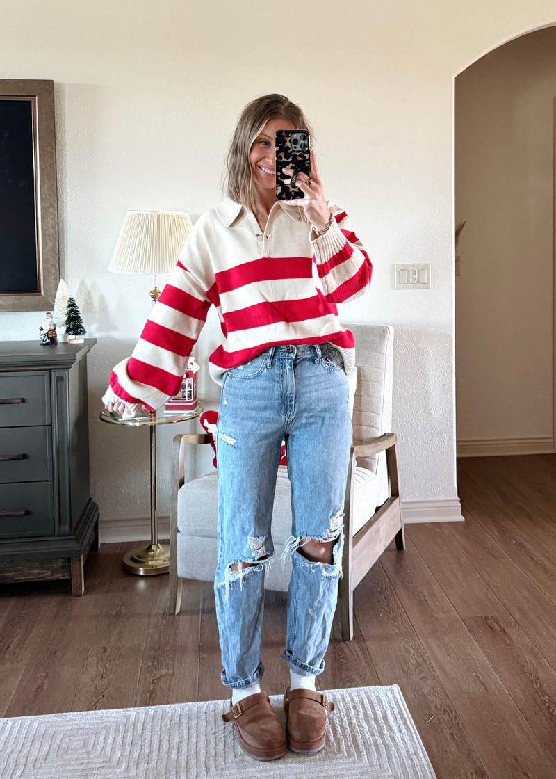 Candy Cane Lane Sweater