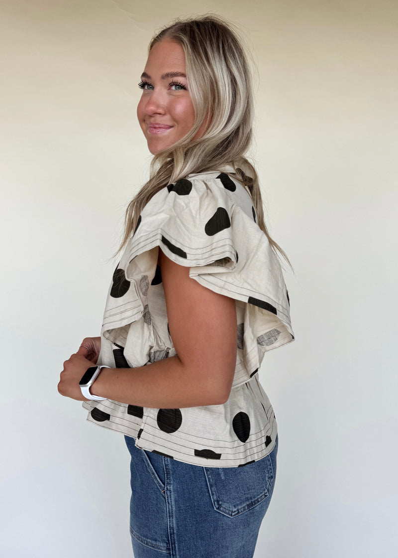 Penny Polka Dot Blouse