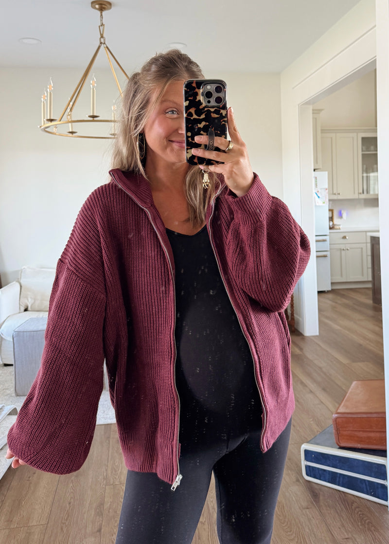 Kit Knit Zip Sweater