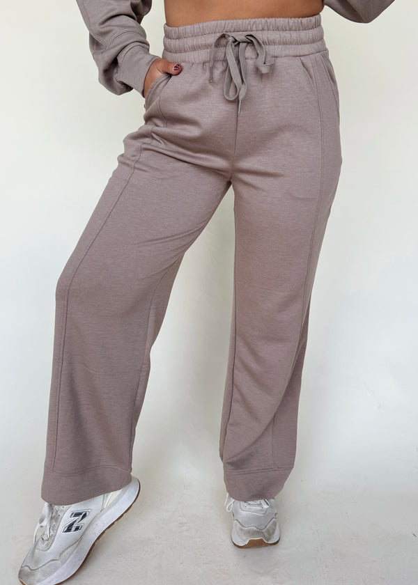 Comfort Season Pants- Cocoa