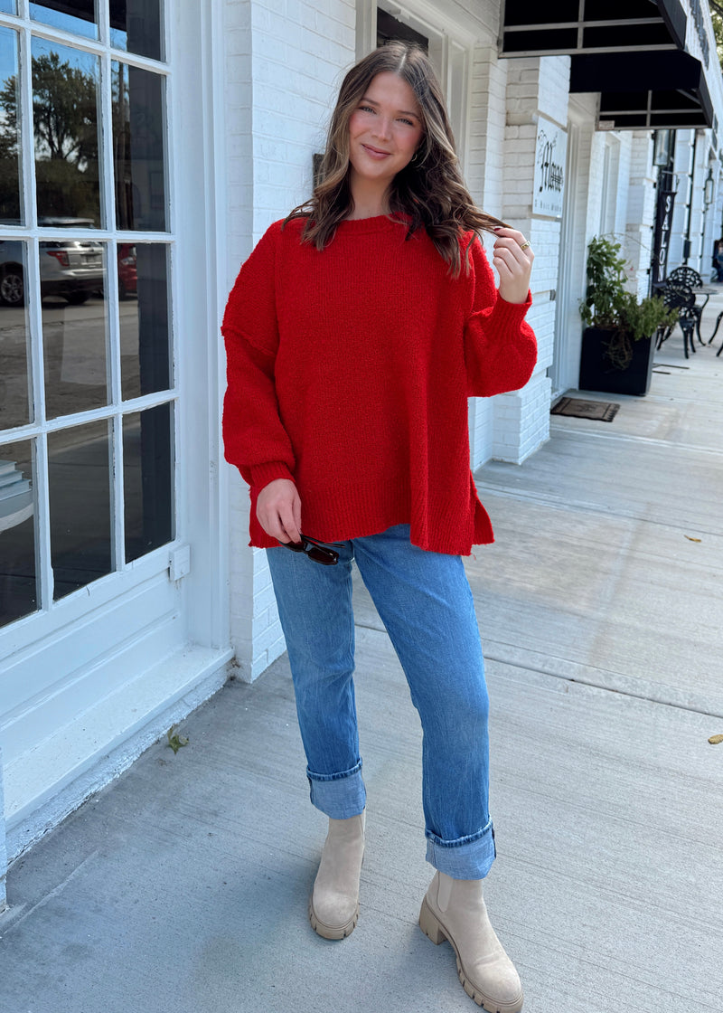 Eva Sweater- Red