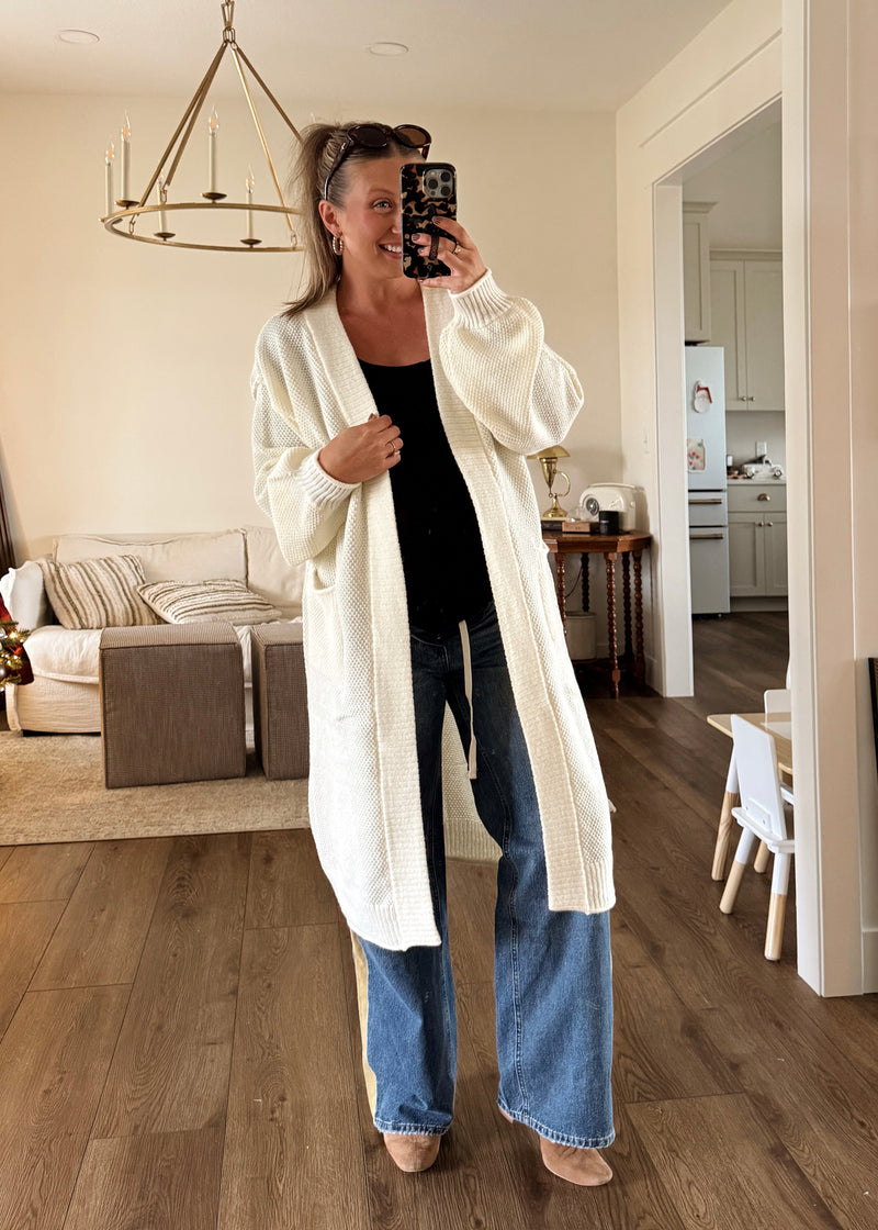 Winter Wishes Waffle Cardi