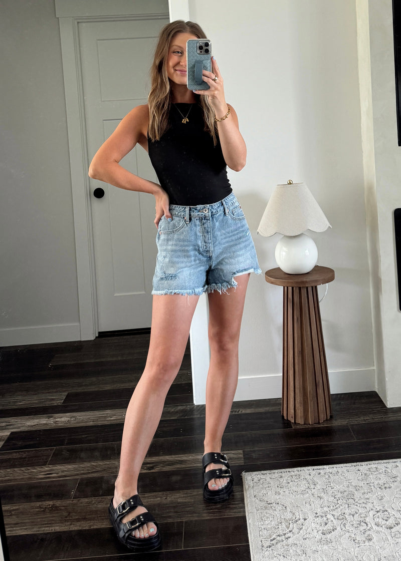 Lakely Denim Shorts