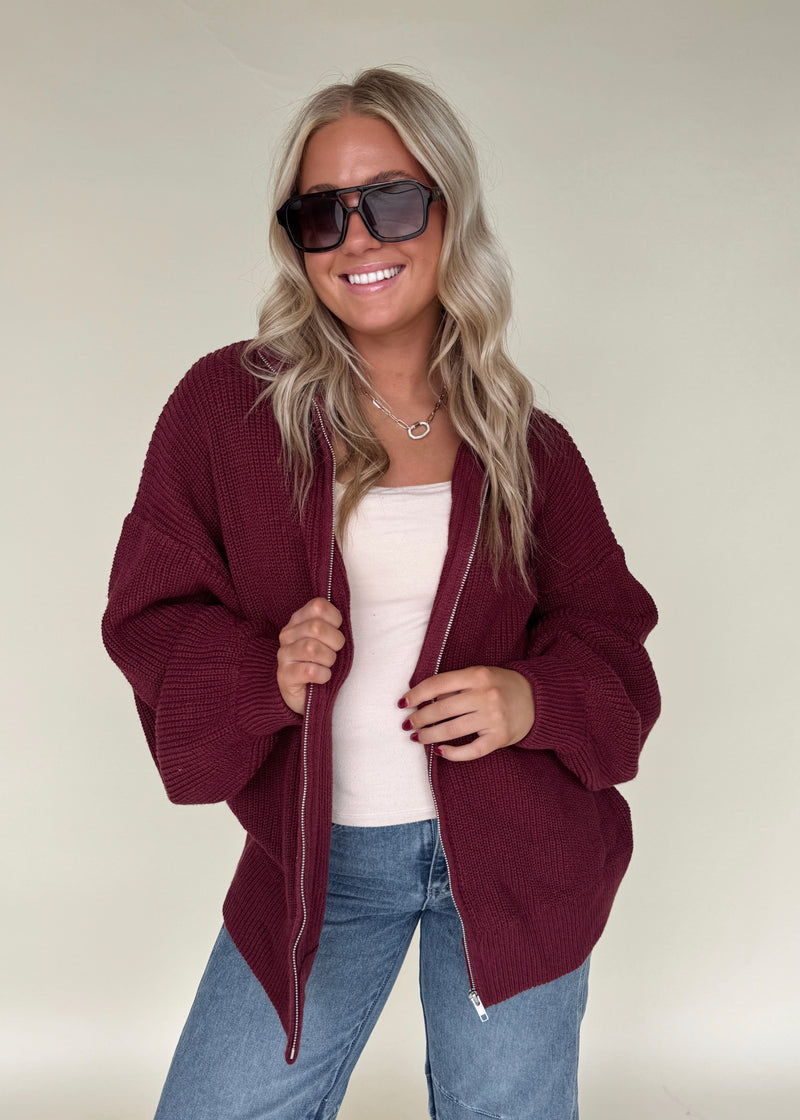 Kit Knit Zip Sweater