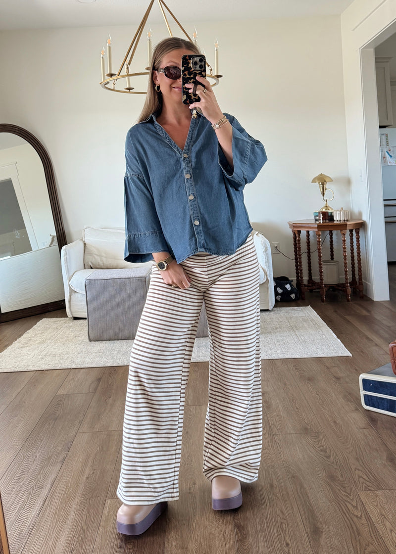 Naomi Denim Blouse