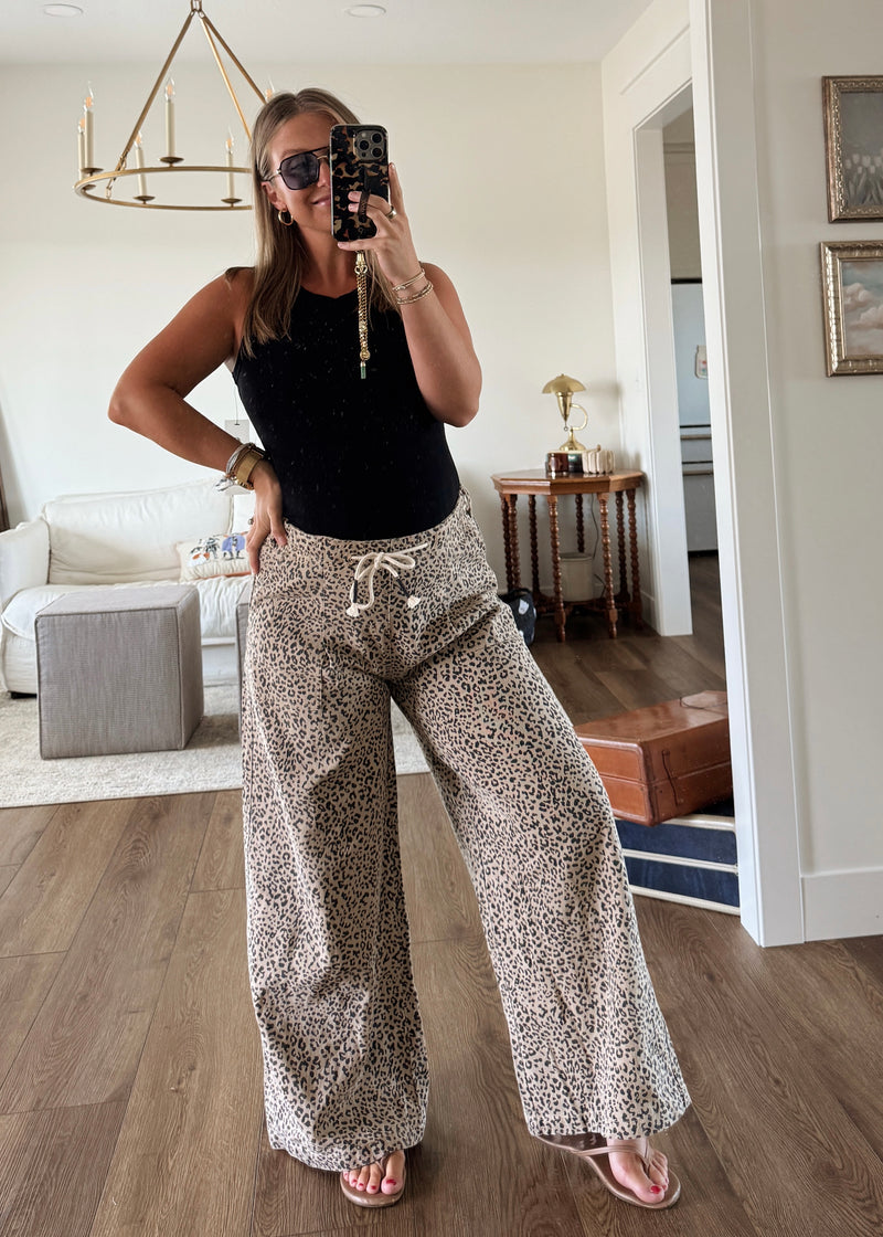 Spotted in Leopard Pants