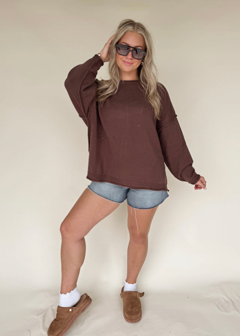 Ember Sweater- Chocolate