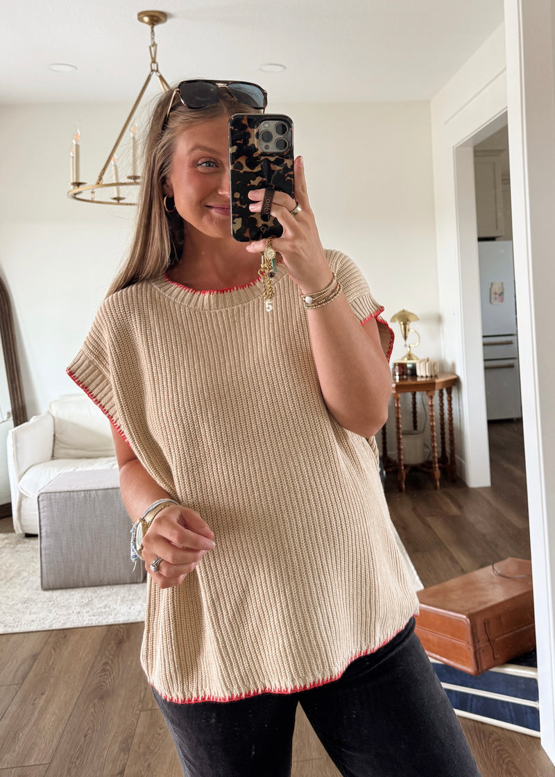 Apple Crisp Sweater Top