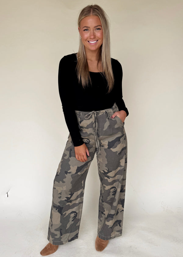 Chic in Camo Pants