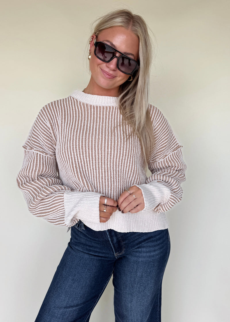 Raeley Sweater- Taupe