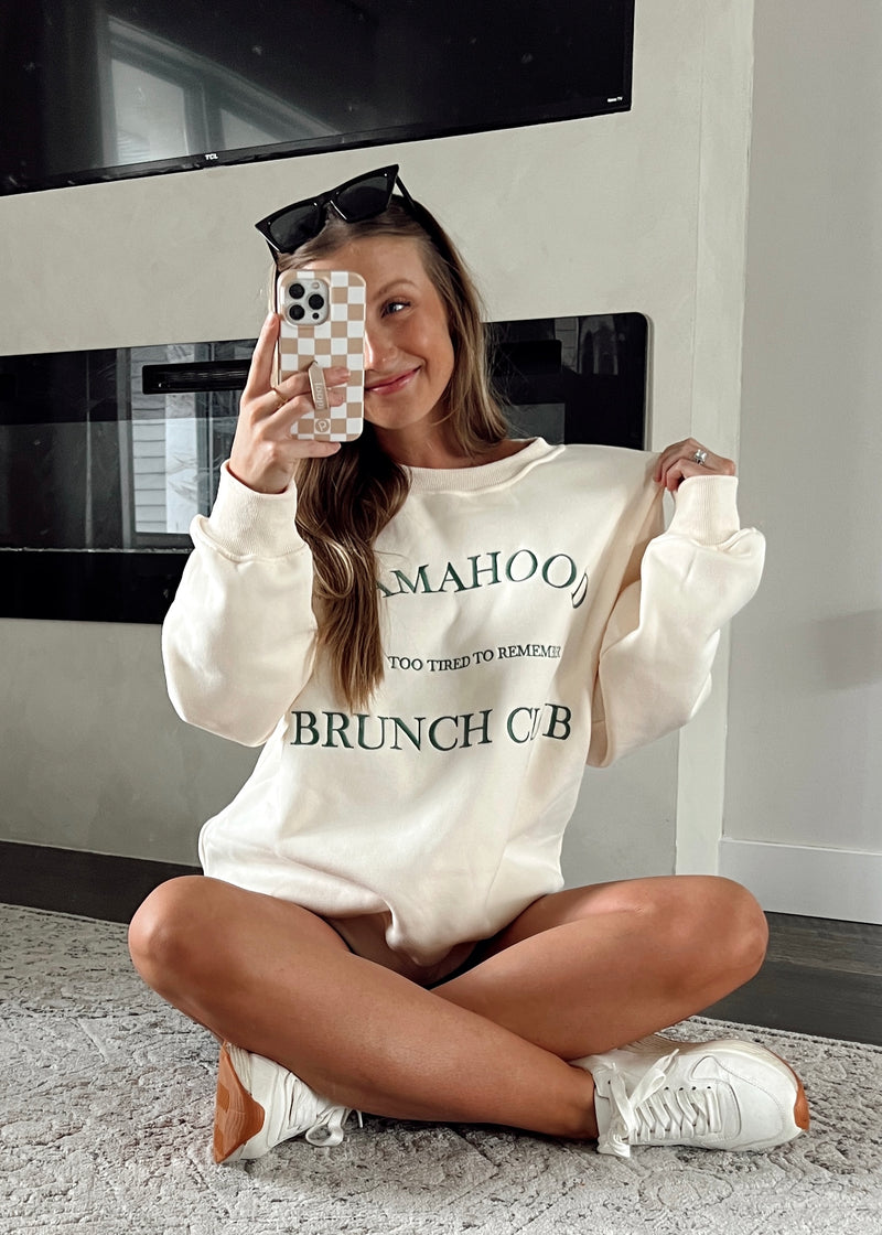 Mamahood Embroidered Sweatshirts