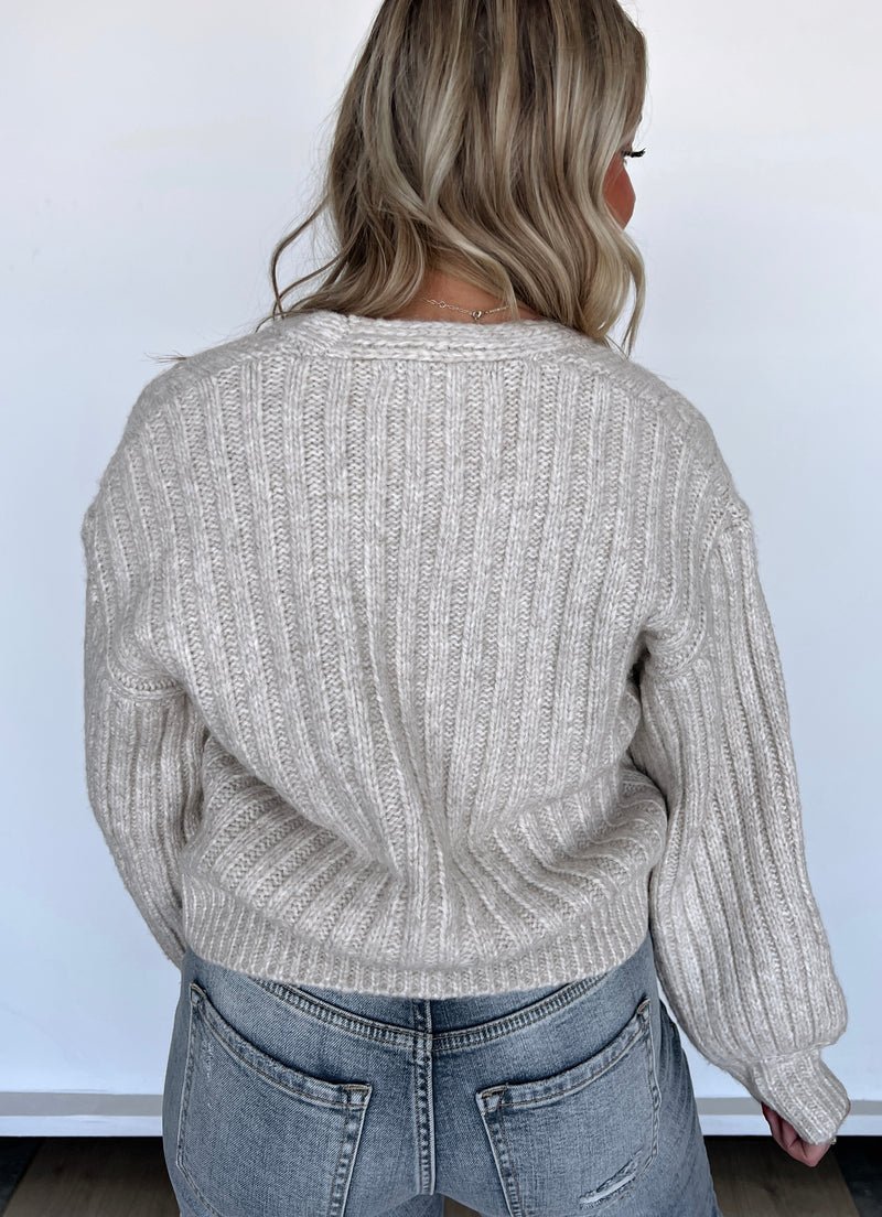 Ivory Cable Cardi