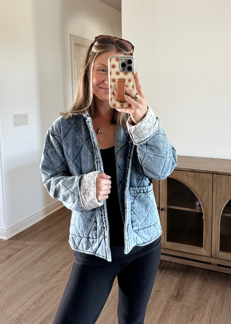 Autumn Charm Denim Jacket