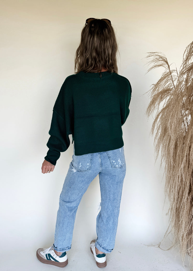 Classic Trends Sweater- Green